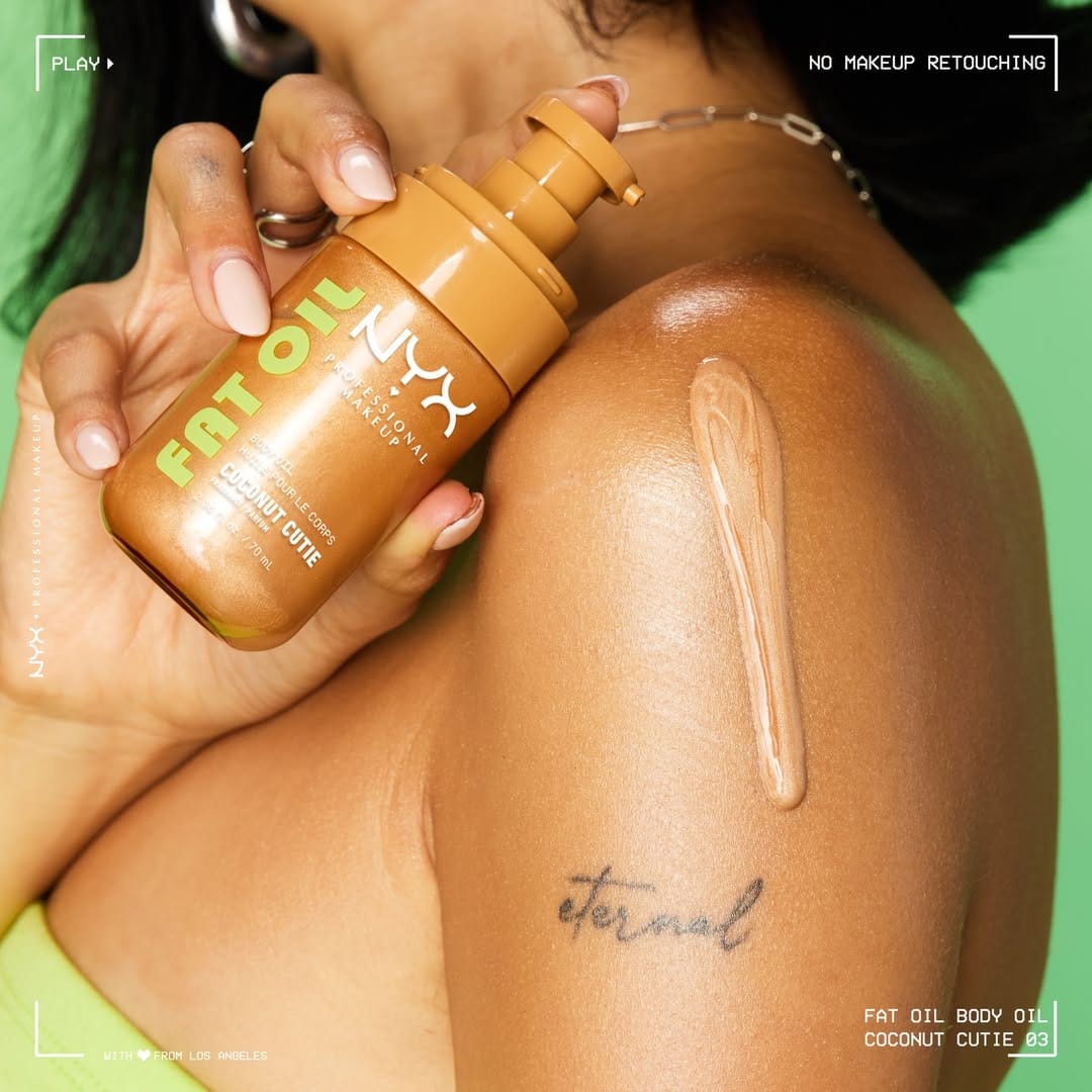 NYX Cosmetics product photo: caramel, juicy orange, sugar pink and spiced red, plastic and skin, bright light